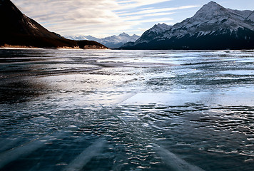 Image showing Abraham Lake Winter