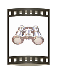 Image showing binoculars. The film strip