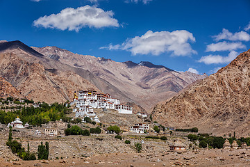 Image showing Likir Gompa Tibetan Buddhist monastery in Himalayas