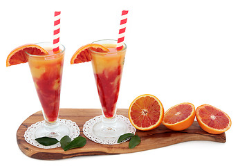 Image showing Blood Orange Drinks