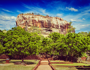 Image showing Sigiriya rock, Sri Lanka