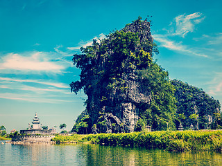 Image showing Tam Coc tourist destination in Vietnam