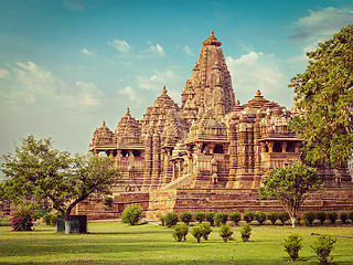 Image showing Kjaruharo temples, India