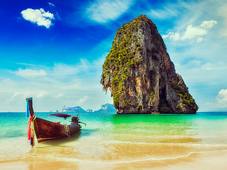 Image showing Thailand tropical vacation concept background