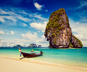 Image showing Thailand tropical vacation concept background