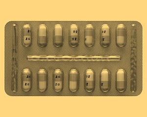 Image showing Medical pills vintage