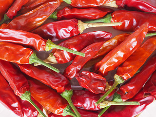 Image showing Hot chili pepper vegetables