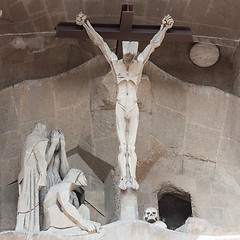 Image showing Sagrada Familia detail