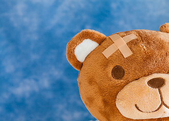 Image showing Injured Teddy Bear