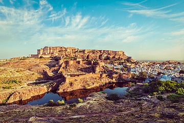 Image showing Mehrangarh Fort, Jodhpur, Rajasthan, India