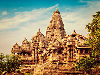 Image showing Kjaruharo temples, India