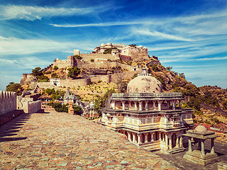 Image showing Kumbhalgarh fort, India