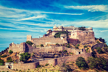 Image showing Kumbhalgarh fort, India