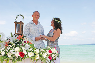 Image showing Bride and groom