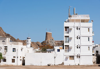 Image showing Residential area in Muscat, Oman