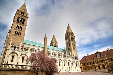 Image showing Basilica of St. Peter & St. Paul, Pecs Cathedral in Hungary