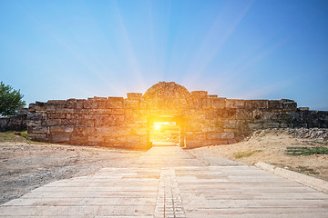 Image showing photo of ancient city Hierapolis