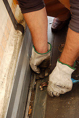 Image showing working hands