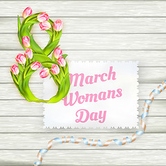 Image showing International womans day. EPS 10