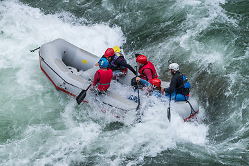 Image showing Grey raft team