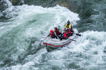 Image showing Grey raft team