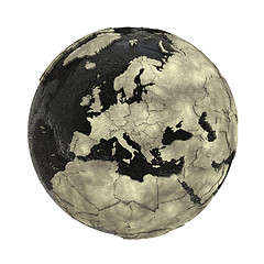 Image showing Europe on Earth of oil