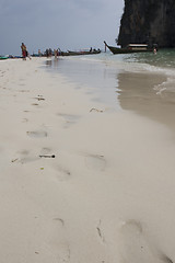 Image showing Footprints on Railay