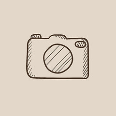 Image showing Camera sketch icon.