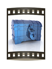 Image showing cartoon chest. The film strip
