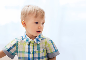 Image showing happy little baby boy at home