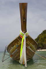 Image showing Longtail boat