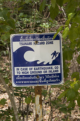 Image showing Tsunami Hazard Zone