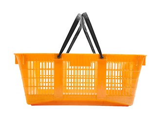 Image showing Shopping basket on white