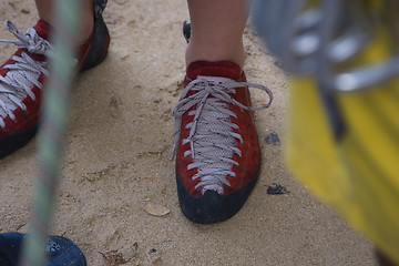 Image showing Rock Climber