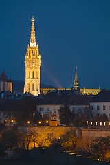 Image showing Budapest night scene