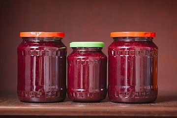 Image showing Jars of Jam