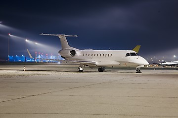 Image showing Small Aircraft Parked