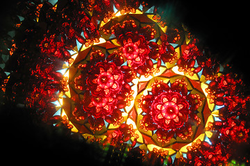 Image showing color kaleidoscope texture