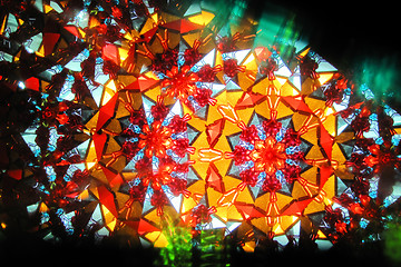 Image showing color kaleidoscope texture