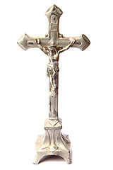 Image showing metal crucifix isolated