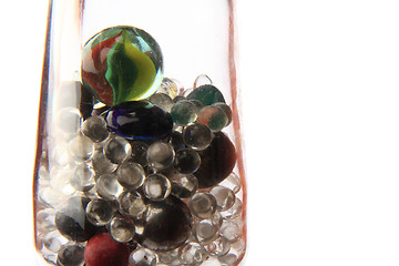 Image showing small glass spheres