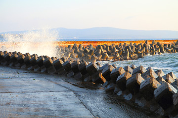 Image showing blue bulgarian sea