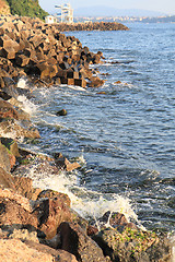 Image showing blue bulgarian sea