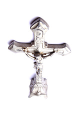 Image showing metal crucifix isolated