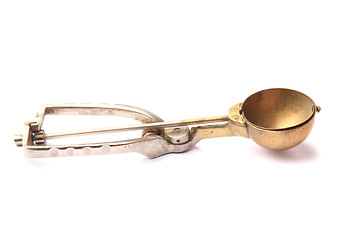 Image showing old ice cream spoon\r\n