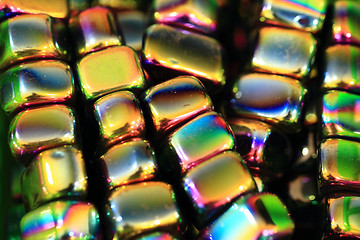 Image showing color rainbow hematite mineral texture