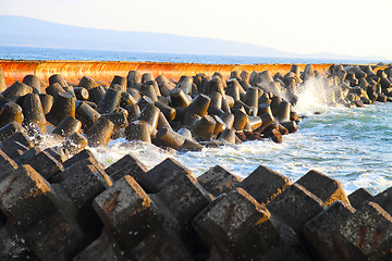 Image showing blue bulgarian sea