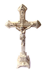 Image showing metal crucifix isolated