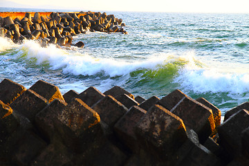 Image showing blue bulgarian sea