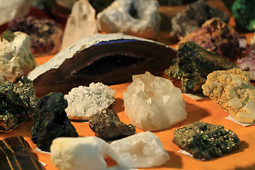 Image showing natural color gems background 